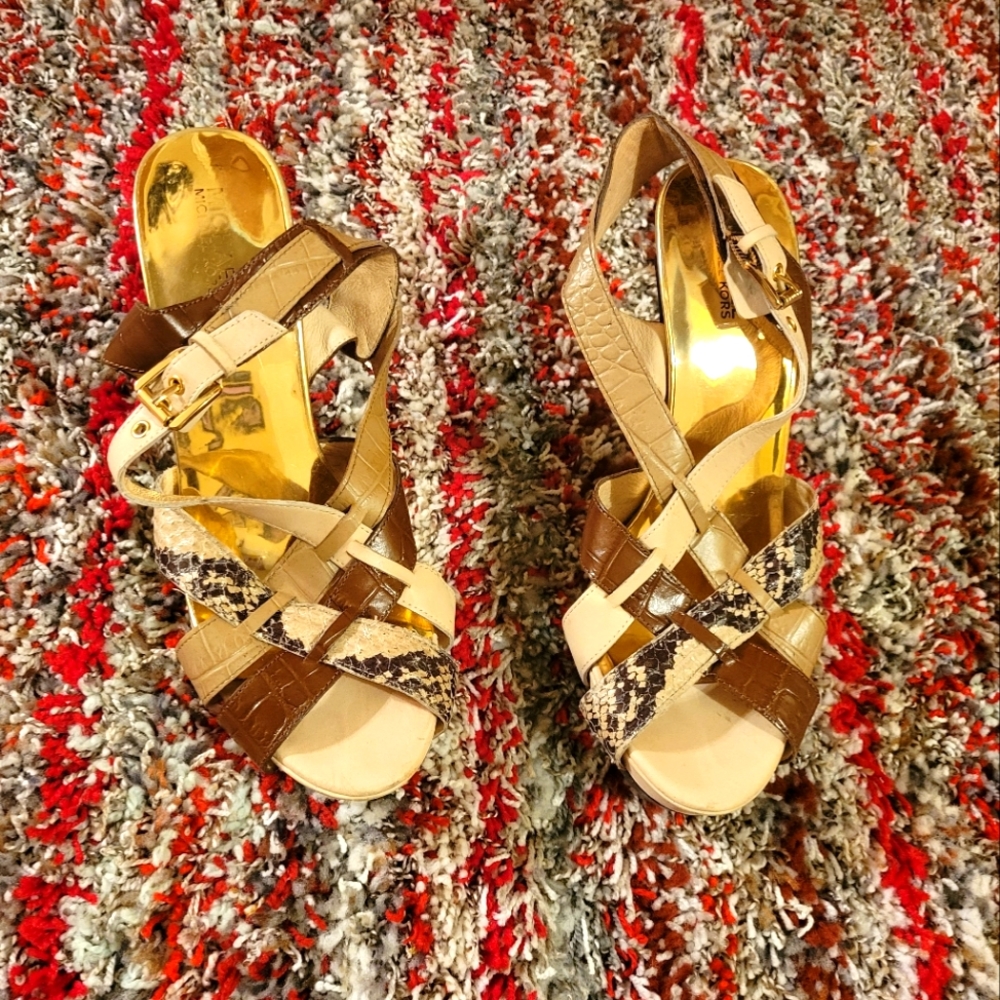 Cream Michael Kors Shoes